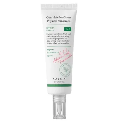 AXIS-Y Complete No-Stress Physical Sunscreen SPF50+ 50ml